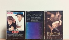 Lot of 3 Wham George Michael Music Cassette tapes Make it Big & Edge of Heaven picture