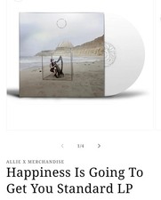 Allie X Happiness is Going to Get You Vinyl White record picture