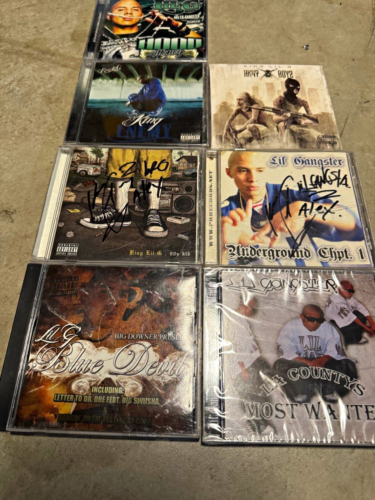 King Lil G lot 8 💿 cds