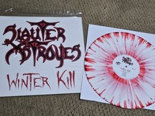 New Slauter Xstroyes Winter Kill Limited 100 copies White/Red Splatter vinyl LP picture