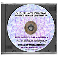 SUBLIMINAL LEARN GERMAN CD-LANGUAGE SLEEP LEARNING AID TO READ WRITE & SPEAK