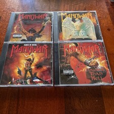 Manowar 4 CD Lot - Kings Of Metal The Triumph Of Steel Louder Than Hell picture