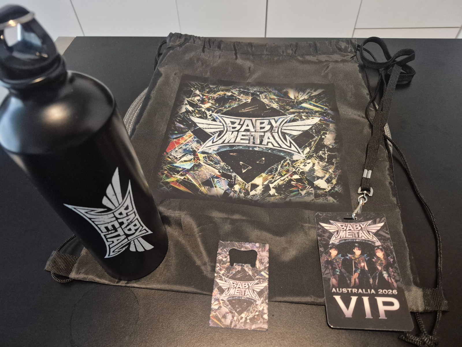 BABYMETAL Tier One Merchandise (Australian Tour March 2026).