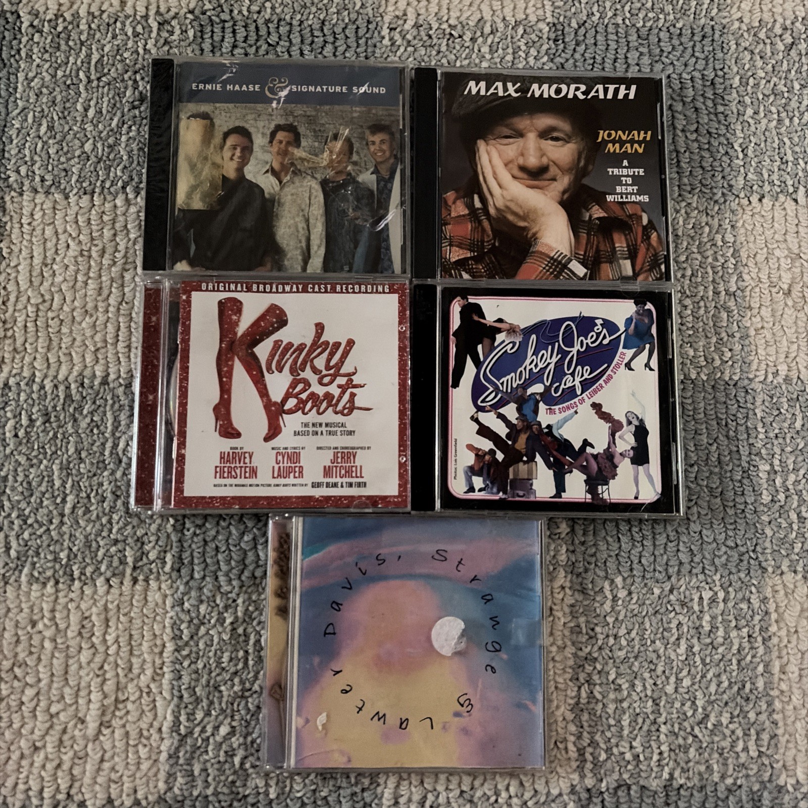 5 Cd Lot Smokey Joes Cafe- Ernie Haase-kinky Boots - Davis Strange Lawter +