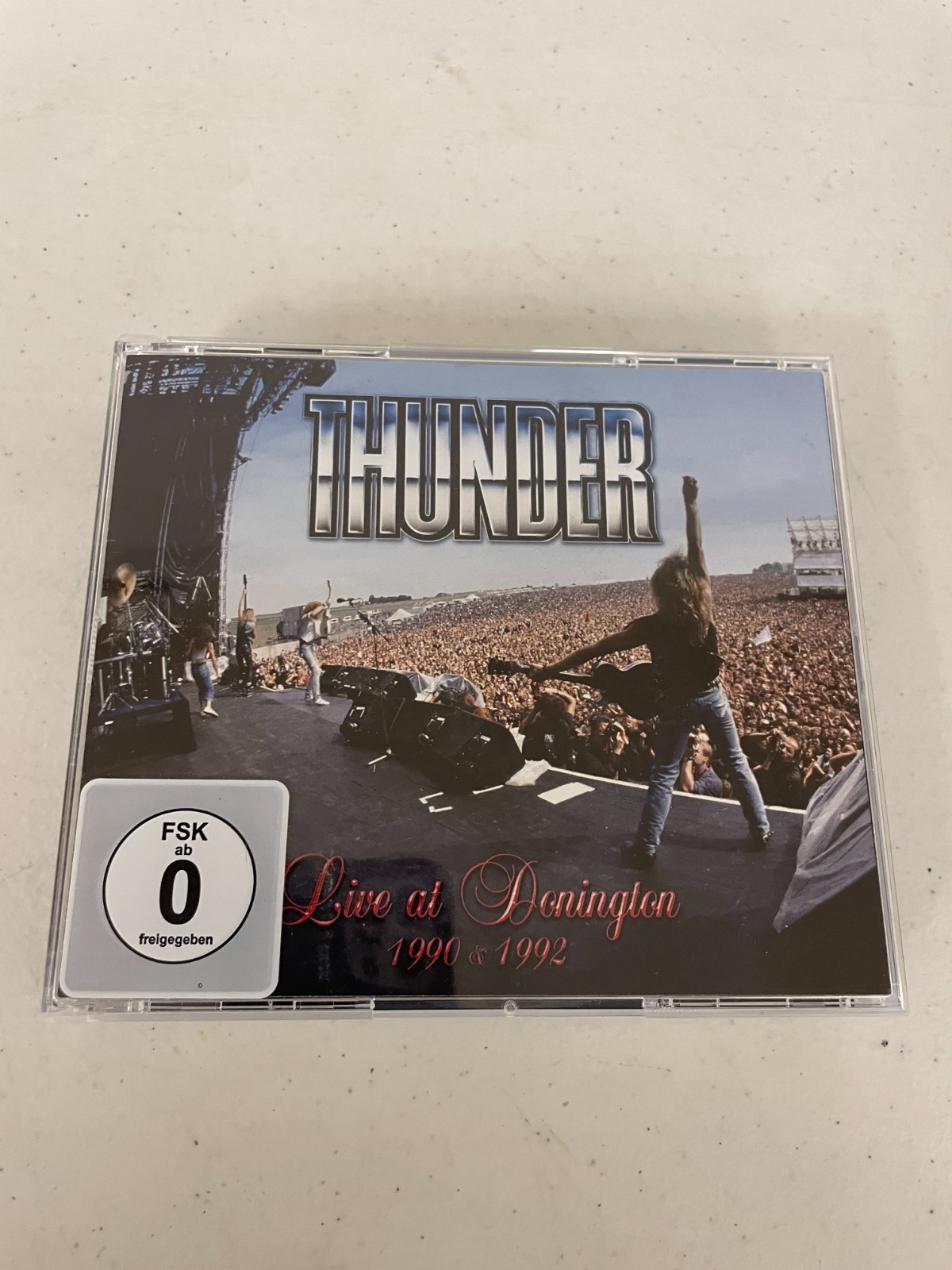 Thunder Live at Donington 1990 & 1992 Parlophone Rock Compilation CDs DVD New