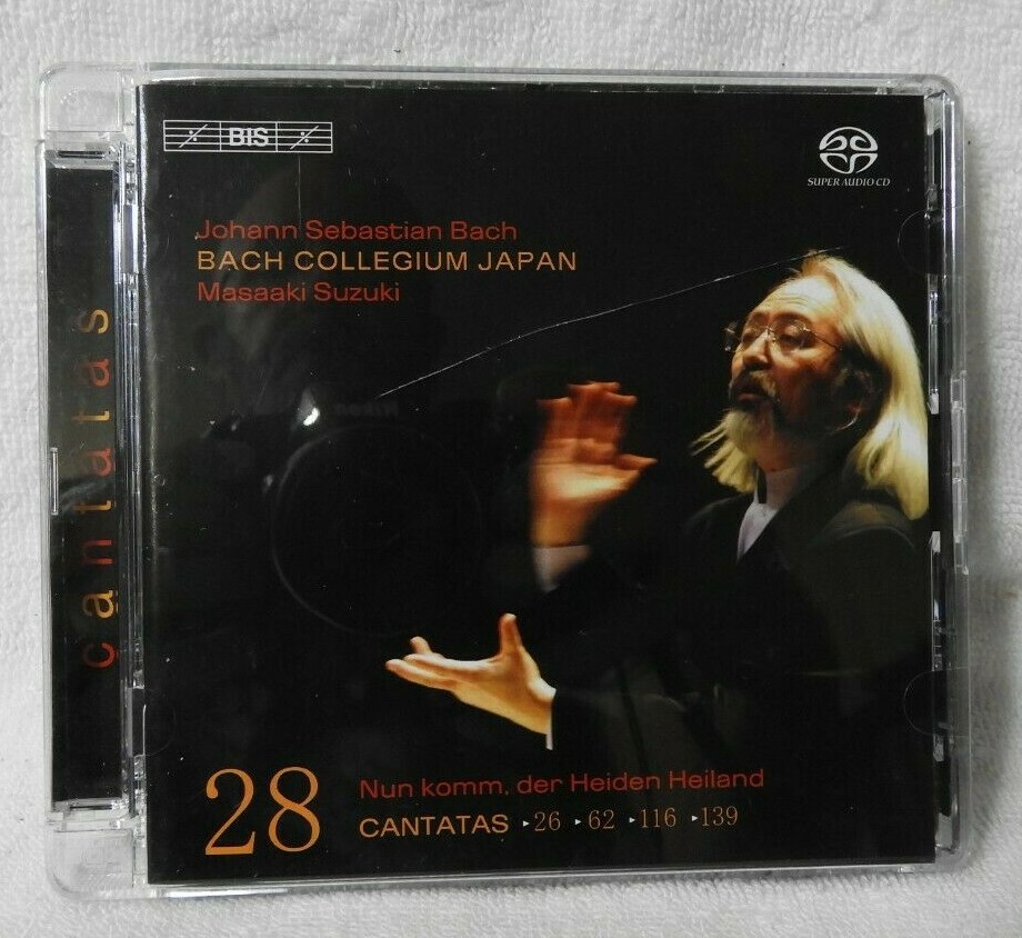 MASAAKI SUZUKI (BACH COLLEGIUM JAPAN) 2006 (BIS) HYBRID PURE DSD SACD VG+/VG+