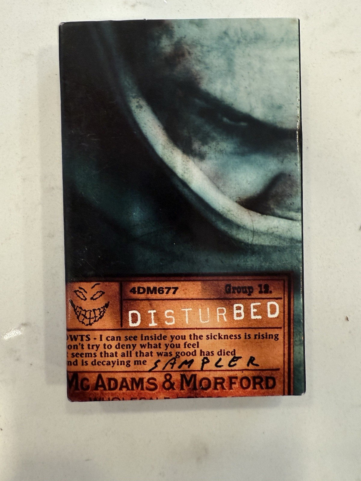 Vintage 2000 Y2K Disturbed Stupify The Game Promo Sampler Cassette  Tape