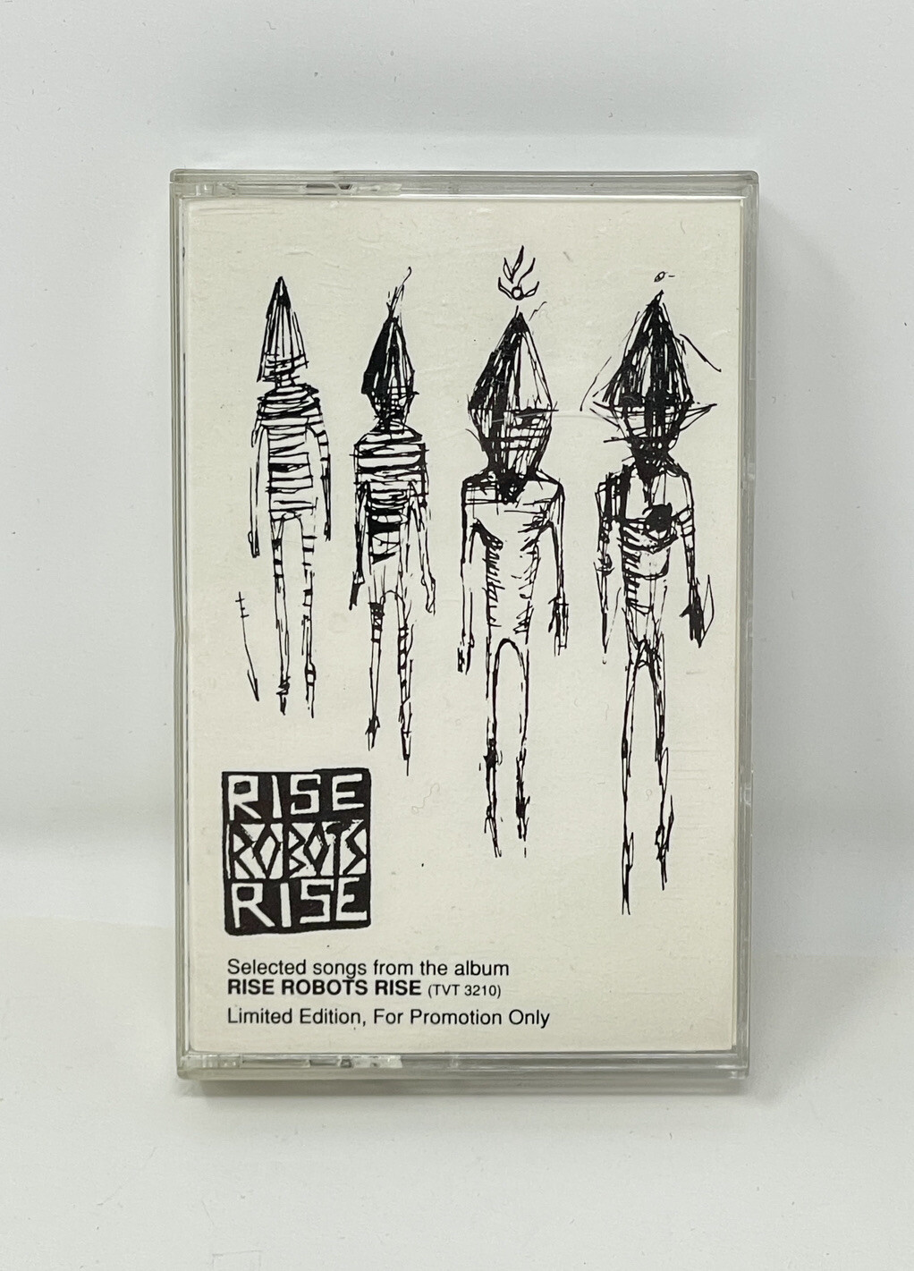 RISE ROBOTS RISE SELF-TITLED Cassette Tape 1992 - RARE LIMITED EDITION PROMO TVT