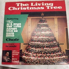The Old-Time Gospel Hour Choir – The Living Christmas Vinyl Record picture
