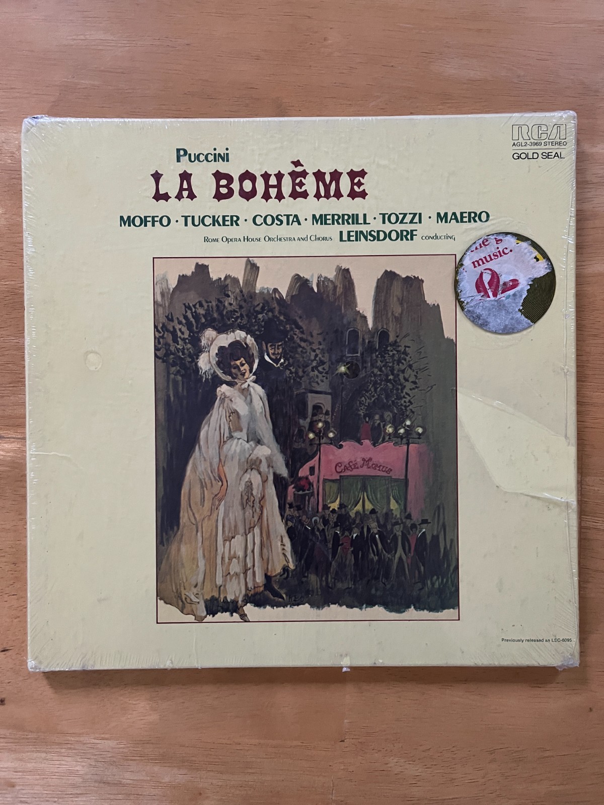 PUCCINI La Boheme LEINSDORF Rome Opera House RCA Stereo 2x LP Set SEALED MINT