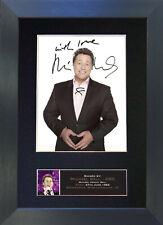 MICHAEL BALL Mounted Signed Photo Reproduction Autograph Print A4 653 picture