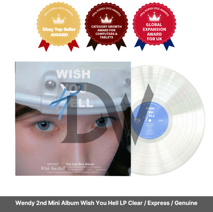 Wendy 2nd Mini Album Wish You Hell LP Clear / Express / Genuine