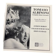 Tomaso Albinoni: Complete Oboe Concertos picture