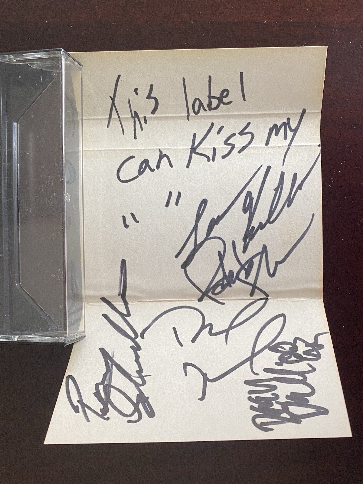 Vio-lence SIGNED 1988 Mechanic Records Demo Thrash Cassette Eternal Nightmare