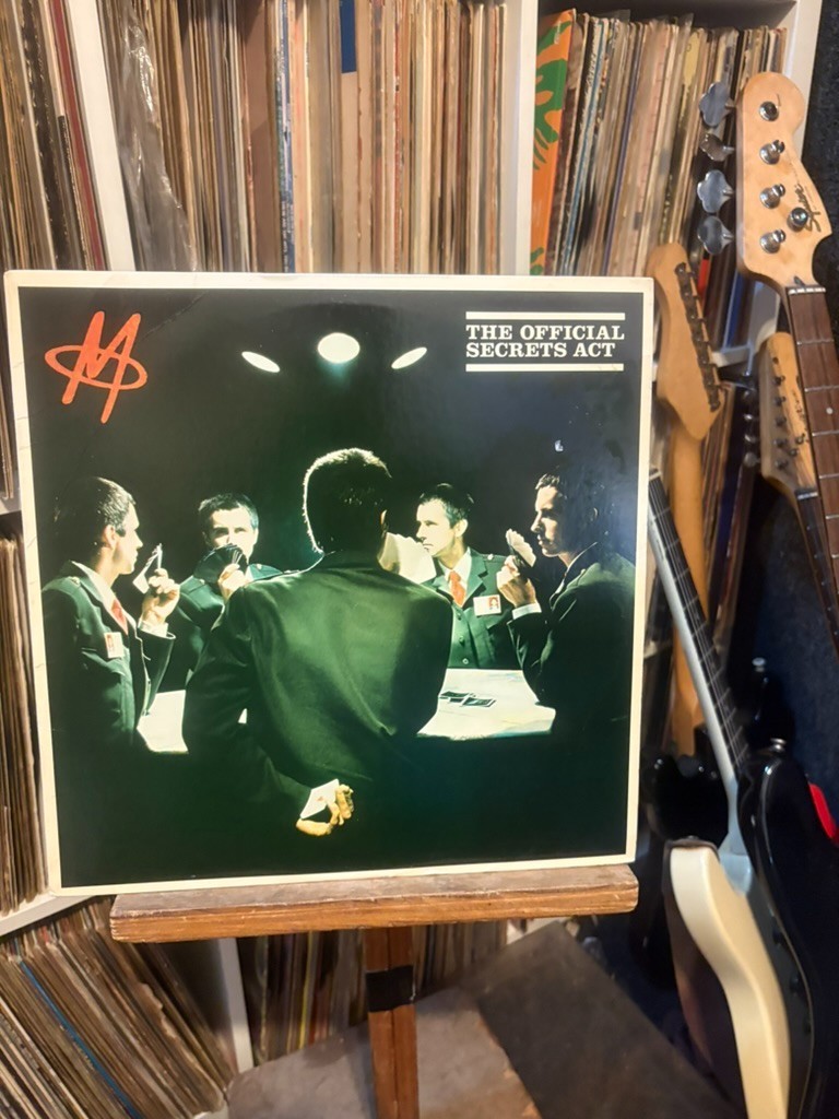 M - The Official Secrets Act 1980 New Wave Vintage Record 33 Warner Bros Sire