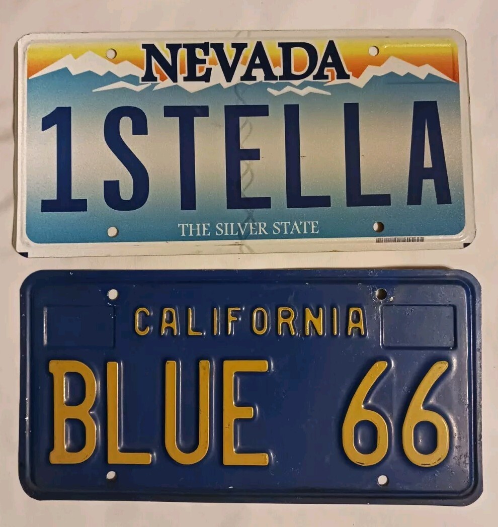 Personalized Vanity Metal license plates 1 STELLA / BLUE 66 Grateful Dead Lyrics
