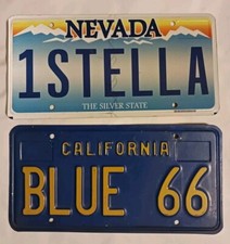 Personalized Vanity Metal license plates 1 STELLA / BLUE 66 Grateful Dead Lyrics picture