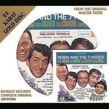 🎁*VTG/NEW/SEALED* Frank Sinatra CD Robin & The 7 Hoods 24 KARAT GOLD DISC HOT🎅 picture