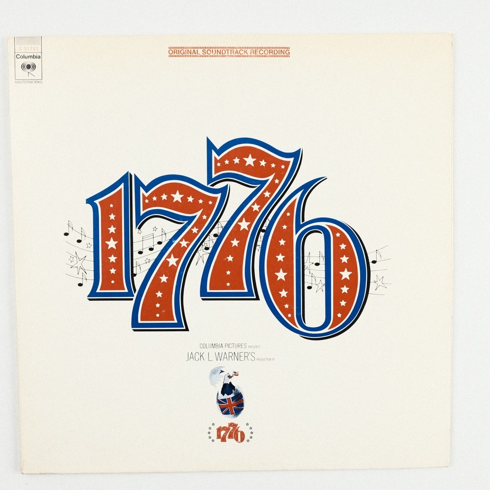 1776 Original Soundtrack Recording, 1972 LP, S 31741, VG/VG+