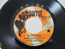 45 RECORD - BOBBY BORIS PICKETT - MONSTER MASH           PROMOTIONAL COPY picture
