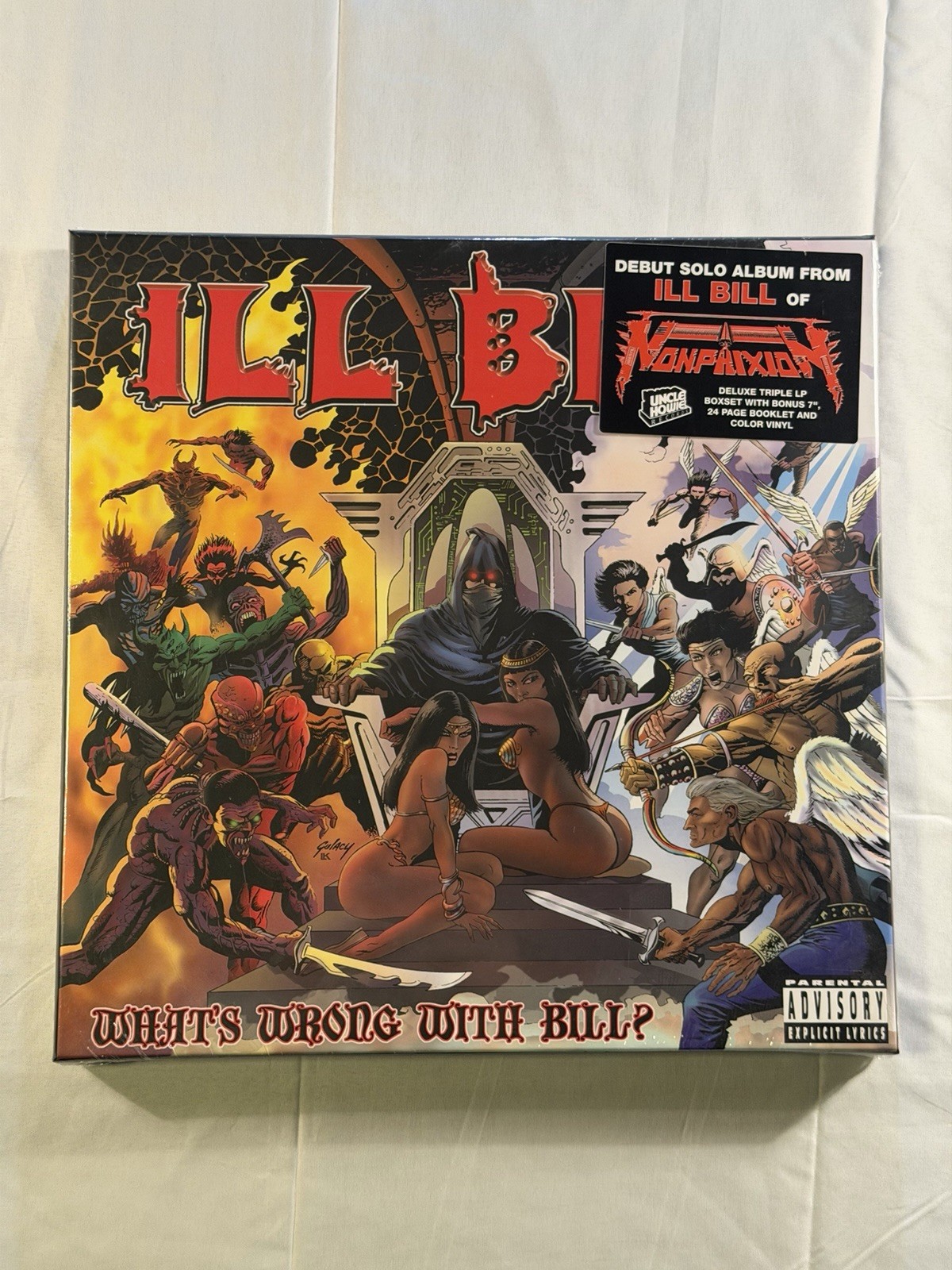 ILL BILL What’s Wrong With Bill? Deluxe Triple LP Vinyl Set NECRO Fatbeats HYDE