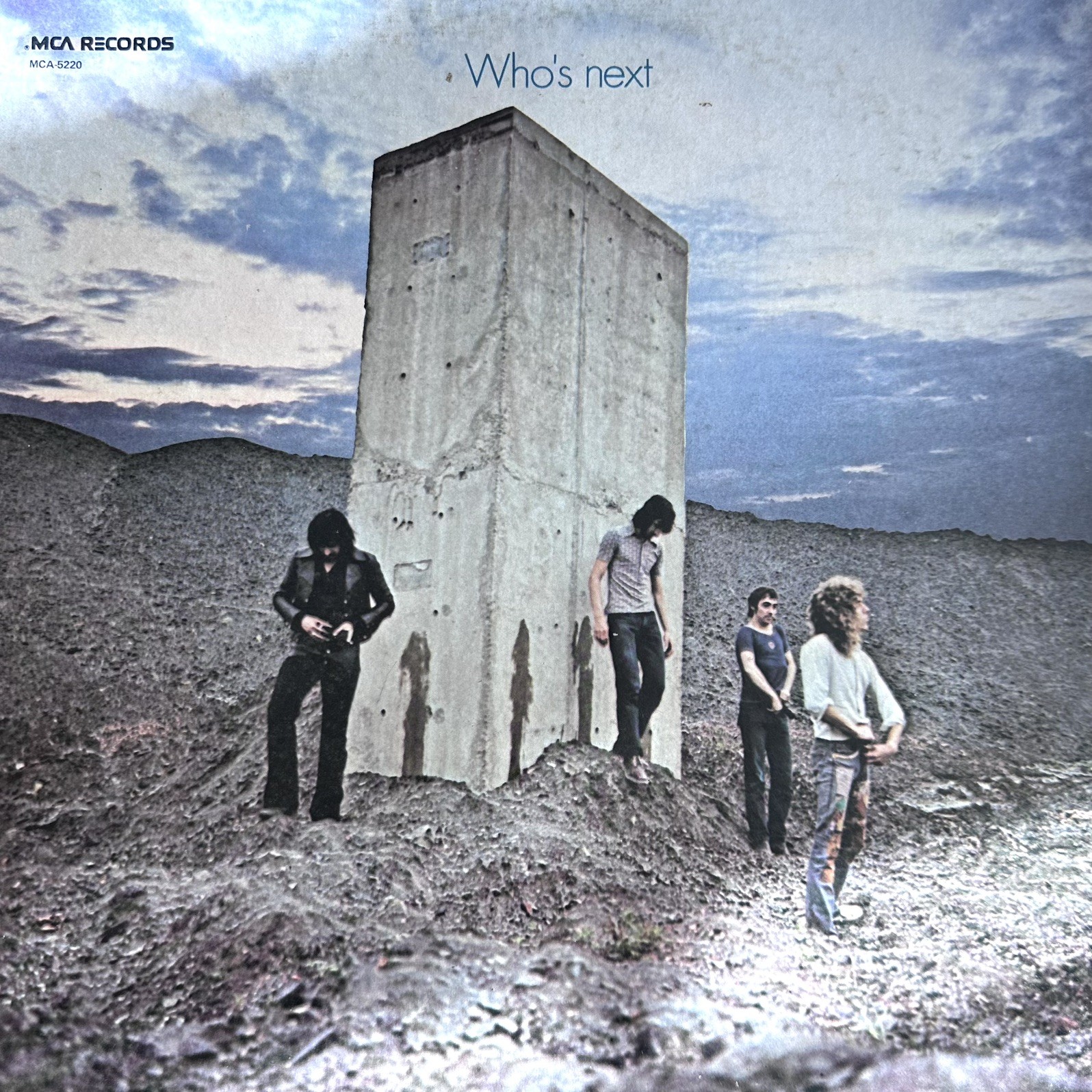 The Who Who\'s Next Vinyl LP 1980 Reissue MCA-5220 VG+/VG+