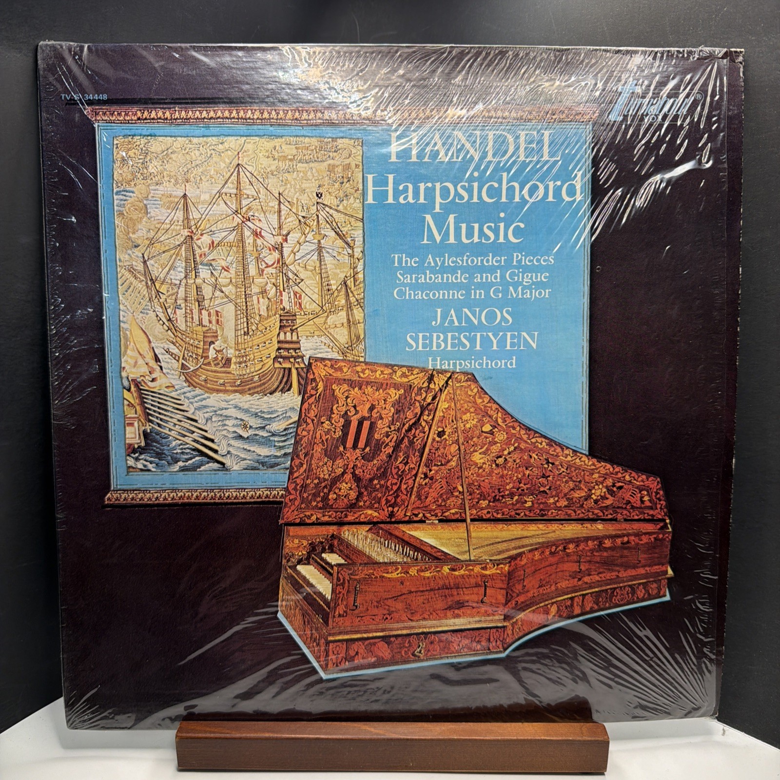 Handel, Janos Sebestyen – Harpsichord Music - Turnabout - IN SHRINK - VG+