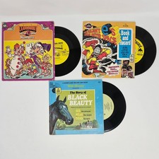Vintage Disney & Peter Pan Records Books Black Beauty Silent E Numbers picture