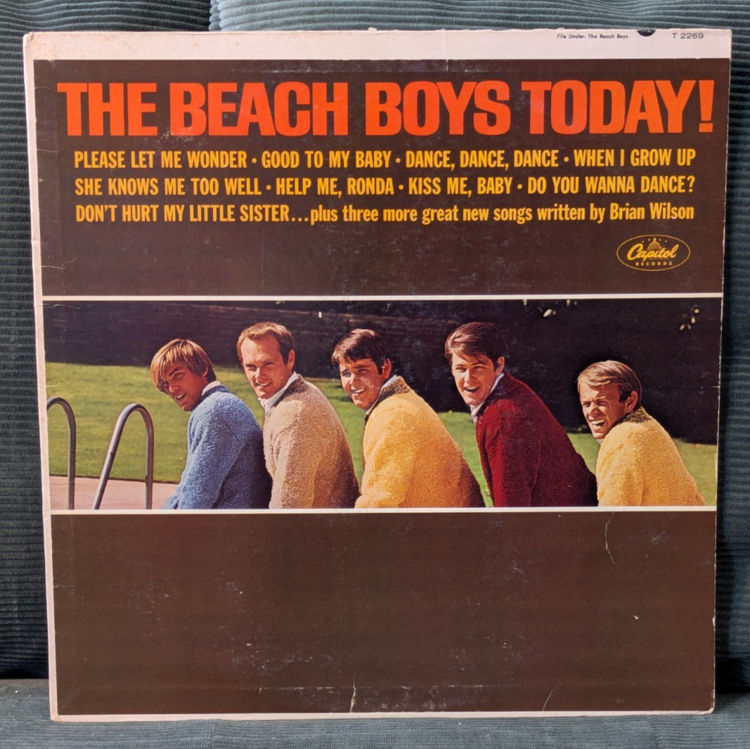 The Beach Boys ~ The Beach Boys Today LP - 1965 Capitol Records T 2269 Mono