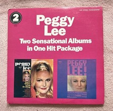 PEGGY LEE two sensational albums in one hit package ( jazz ) 2lp - SEALED NEW -  picture