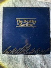 The Beatles Rarities UK Parlophone Vinyl LP Blue Gold Cover Vintage picture