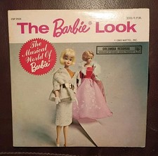 Vintage 1965 Barbie doll 33 1/3 Rpm Record The Barbie Look  picture