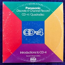 PANASONIC DISCRETE 4-CHANNEL RECORD Introductions CD-4 QUADRADISC RCA DPD2-0044 picture