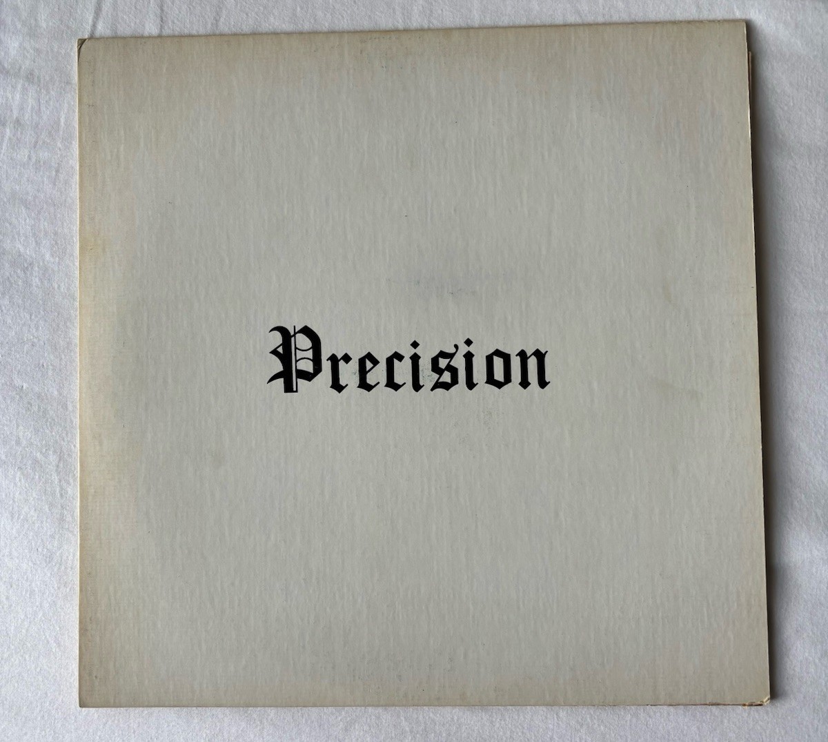 Precision Vinyl LP (1983) Private Press - Extremely Rare Midland Texas Metal