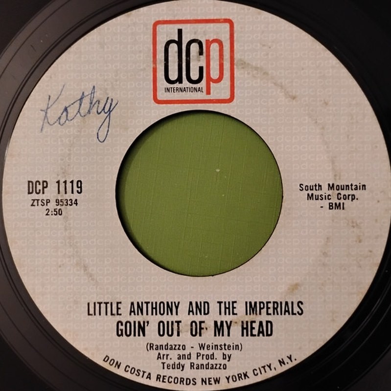 Little Anthony And The Imperials* - Goin\' Out Of My Head
