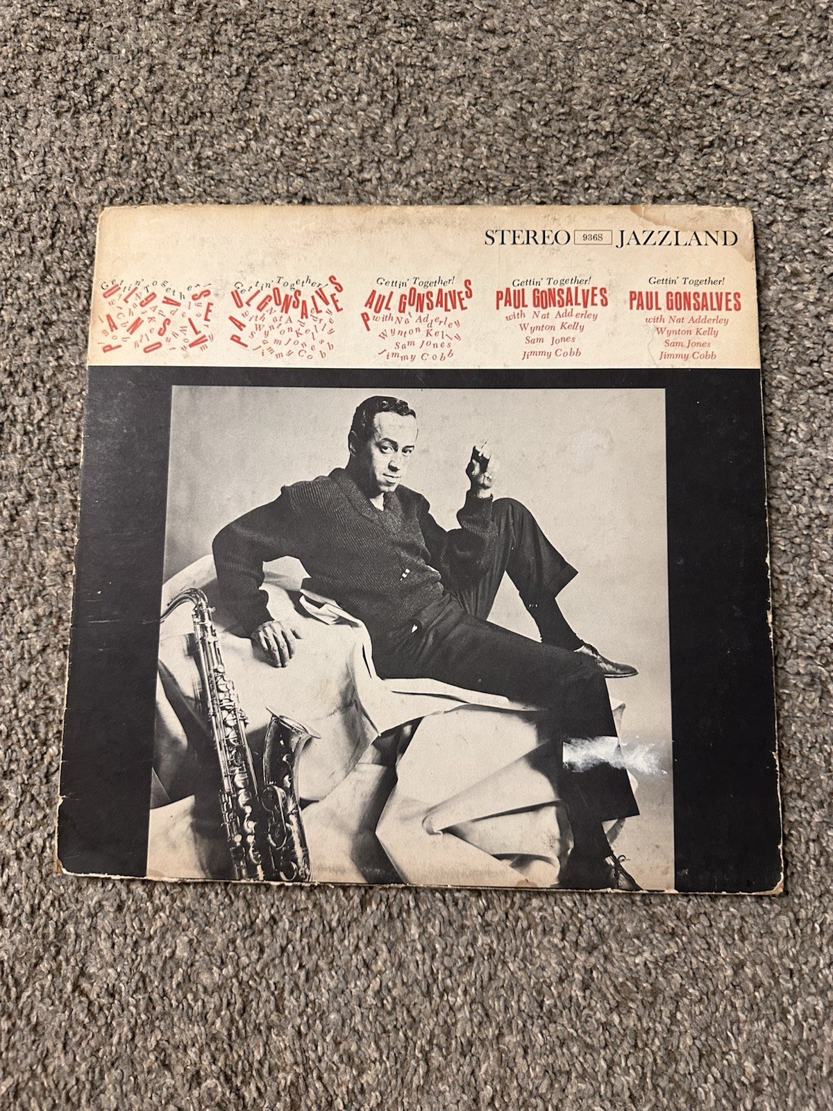 Paul Gonsalves - Gettin Together Lp Vinyl Record Jazzland JLP 9365 RARE