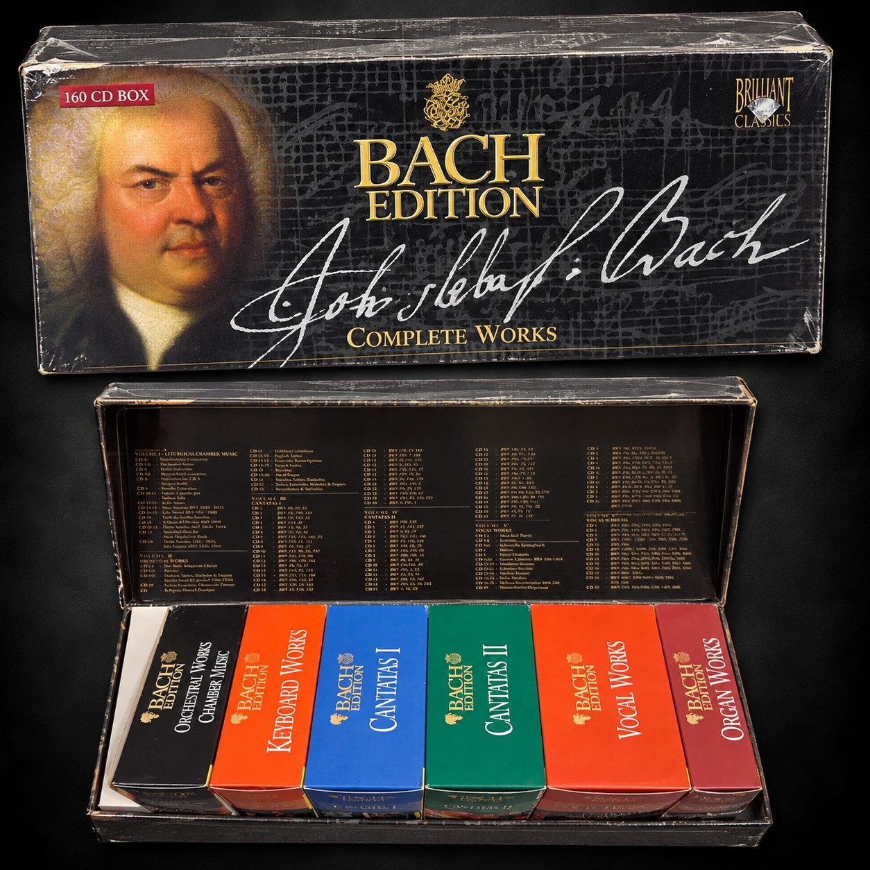 Bach Edition Complete Works 160 CD Box Set Brilliant Classics J.S. Bach