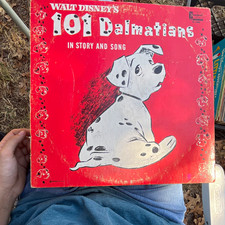 Disneyland Records Disney 101 Dalmatians In Story and Song Vinyl LP Record picture