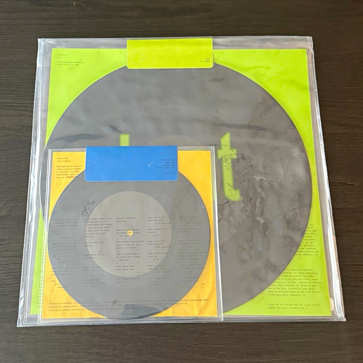 SEALED 💚 Charli XCX - brat - Club classics B2b 7” 12