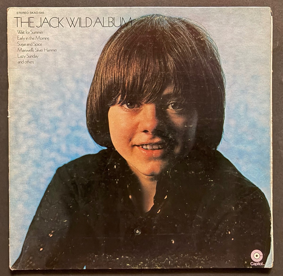 JACK WILD - The Jack Wild Album LP Capitol SKAO-545 (1970) Gatefold Cover VG+