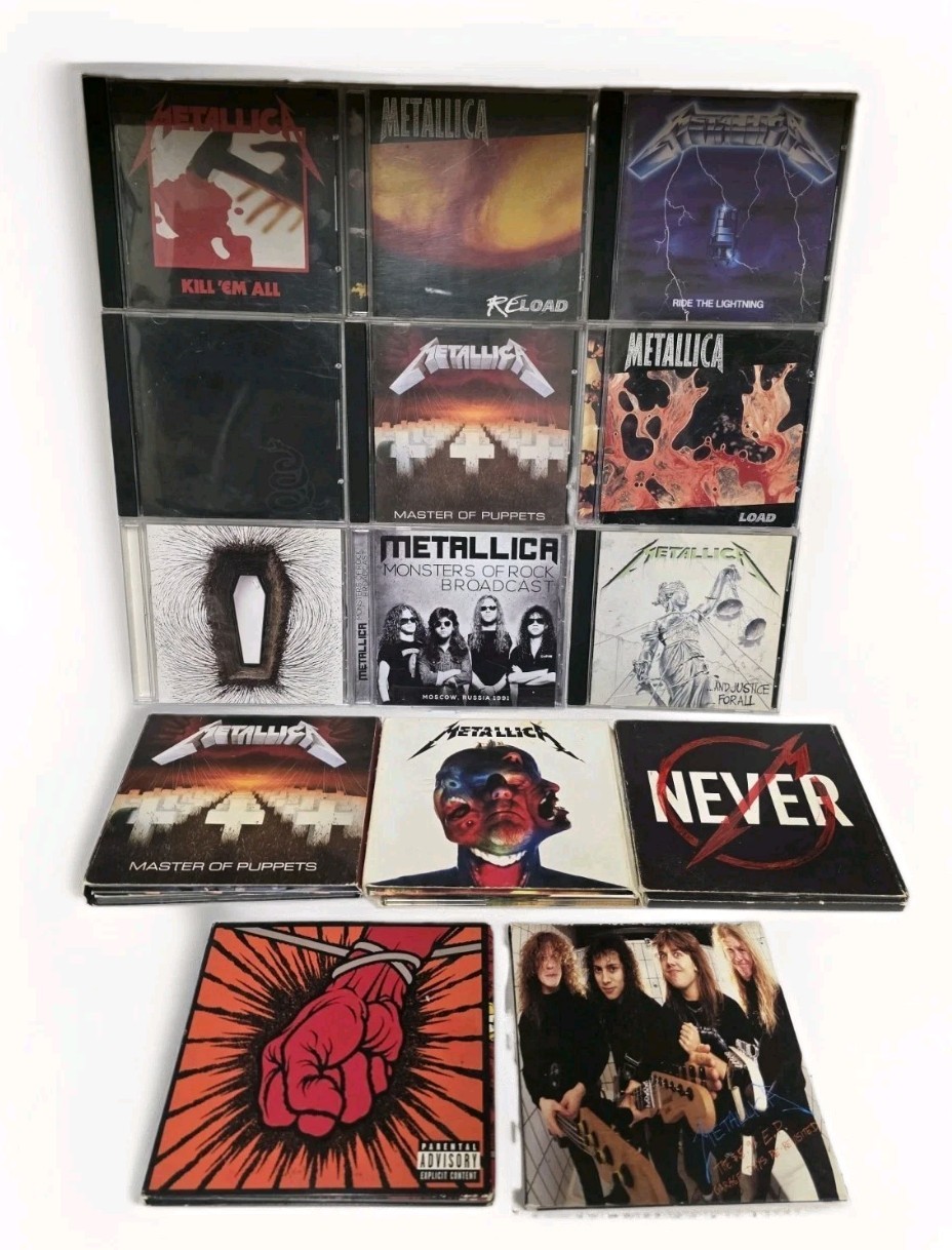 Metallica CD Lot of 14 Titles - Kill ‘Em All, Master of Puppets, Death Magnetic
