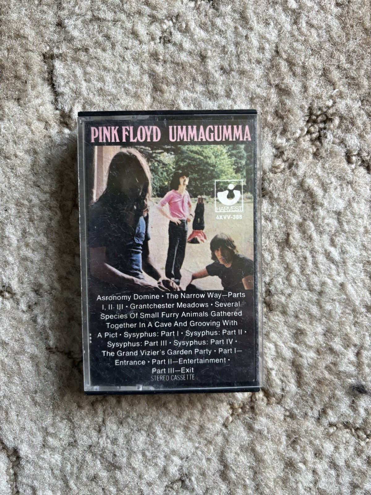 ⁠Pink Floyd Ummagumma Cassette Tape Harvest 4XVV-388 Vintage Classic Rock⁠