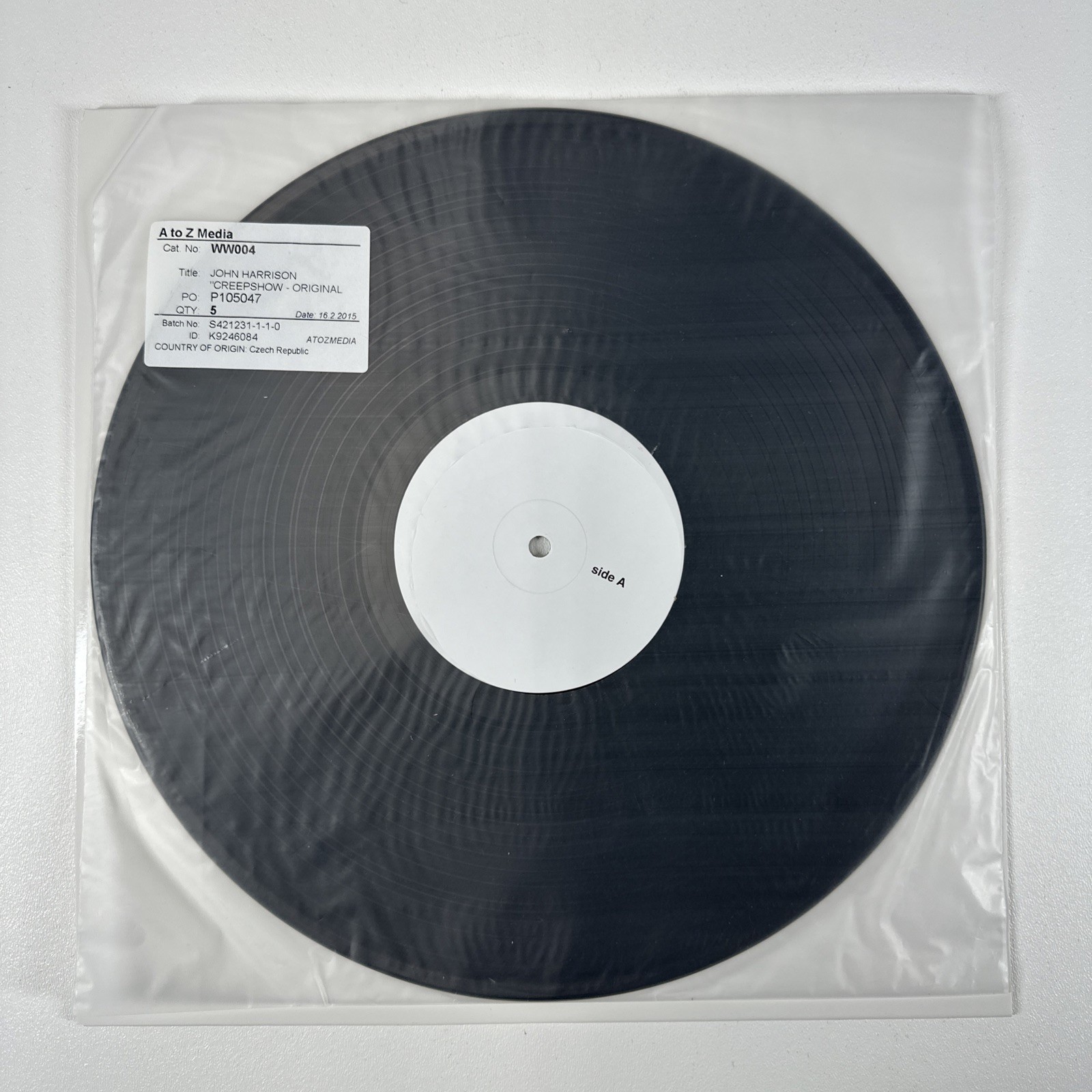 CREEPSHOW Rare Test Pressing Original Soundtrack LP Vinyl WAXWORK