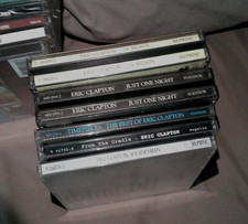 ERIC CLAPTON - Live in Concert + Best of Hits Collection  HUGE 7 CD LOT Slowhand picture