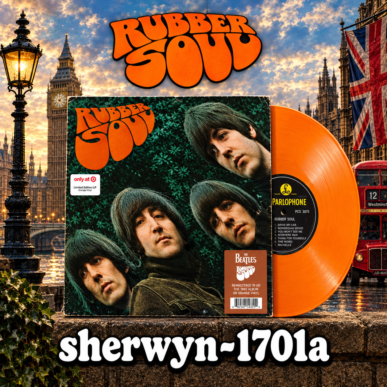 *Sealed* Beatles Rubber Soul Orange 180g Vinyl Half-Master speed, GREAT QUALITY