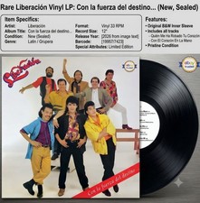 ​Liberación - Con La Fuerza Del Destino LP Vinyl Album (NEW / SEALED) Rare... picture