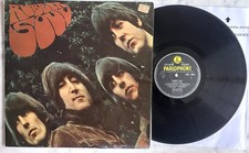 The Beatles Rubber Soul Vinyl Record LP 1st Orig UK Press 1965 Parlophone EX picture