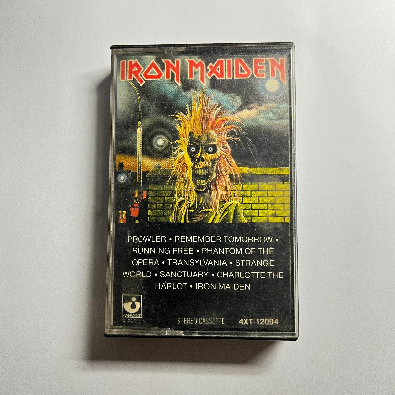Vintage Iron Maiden Self Titled Cassette Tape 1980 First Album Paul Di'anno