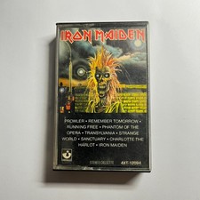 Vintage Iron Maiden Self Titled Cassette Tape 1980 First Album Paul Di'anno picture