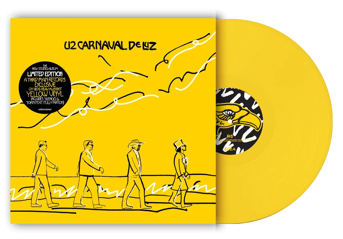U2 - Carnaval De Luz Exclusive 180-G Alternative Cover Yellow Color Vinyl LP